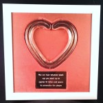 8 inch copper heart shape